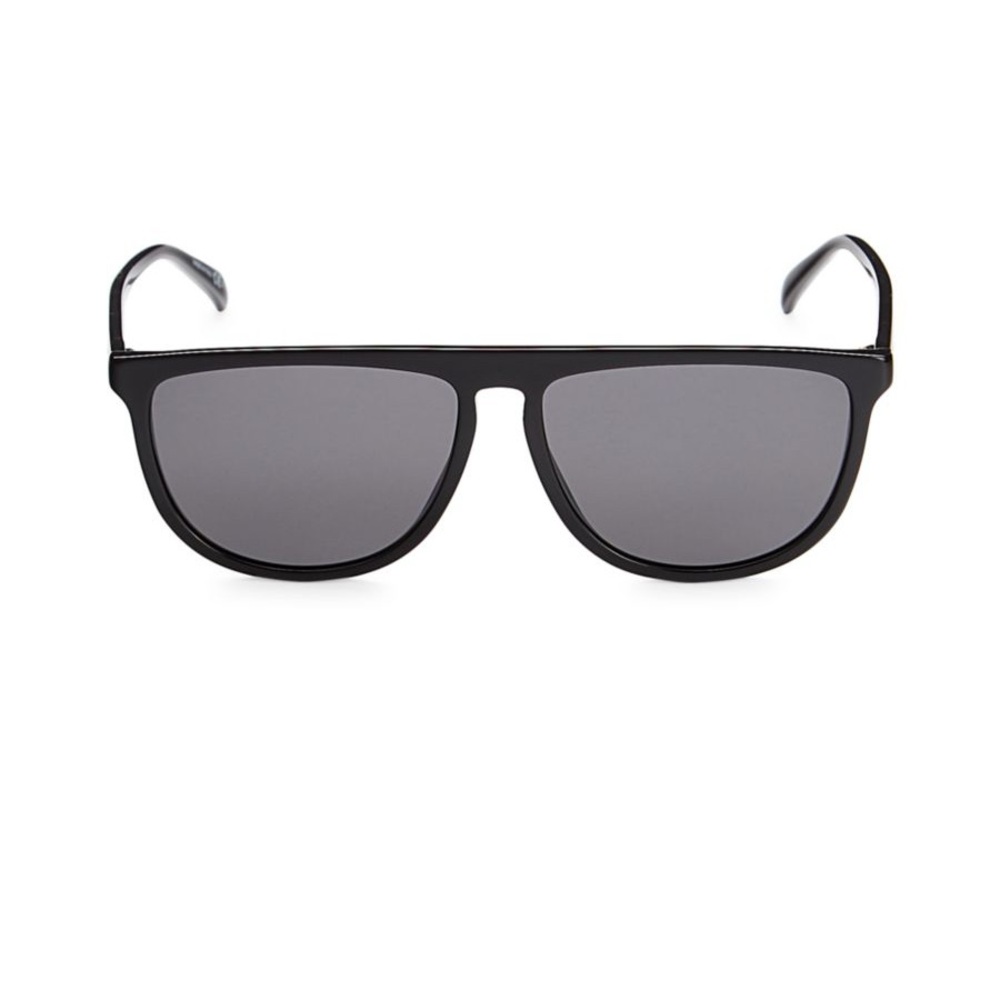 NWT Givenchy Black 57MM Half Moon Sunglasses. One Size. Comes w original case